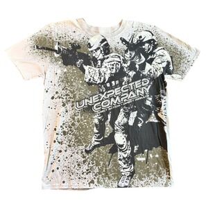 7.62‎ Design Unexpected Company Military Tactical Graphic T-Shirt Mens LG Tan
